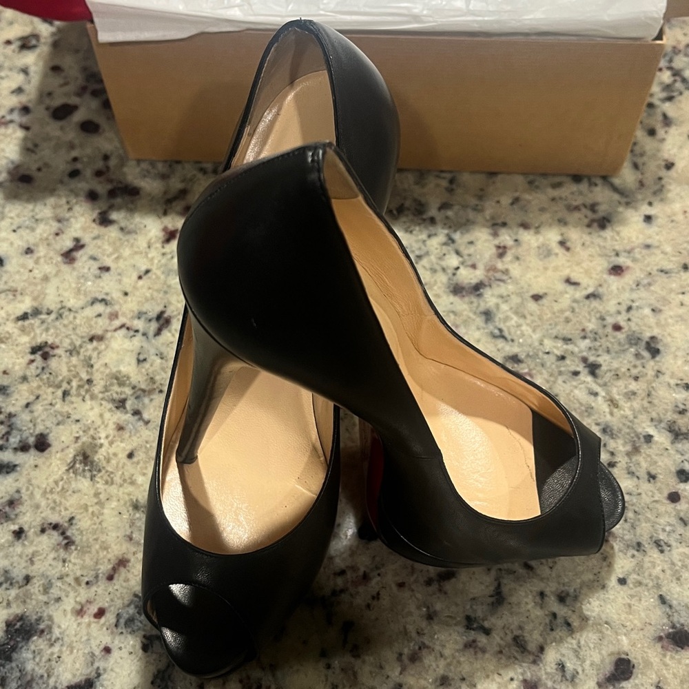 Christian Louboutin Tan Shoe Box